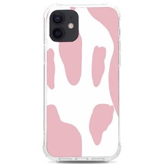 Cow Print, Pink, Design, Pattern, Animal, Baby Pink, Simple, Iphone 12/12 Pro Tpu Uv Print Case by nateshop