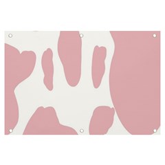 Cow Print, Pink, Design, Pattern, Animal, Baby Pink, Simple, Banner And Sign 6  X 4  by nateshop