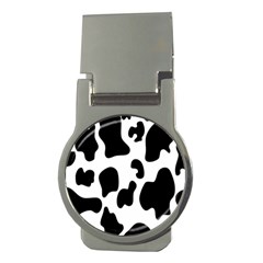 Black And White Cow Print,wallpaper Money Clips (round)  by nateshop