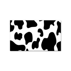 Black And White Cow Print,wallpaper Sticker (rectangular) by nateshop