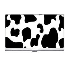 Black And White Cow Print,wallpaper Business Card Holder by nateshop