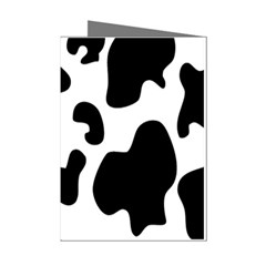 Black And White Cow Print,wallpaper Mini Greeting Cards (pkg Of 8) by nateshop