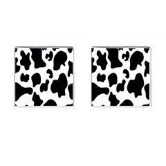 Black And White Cow Print,wallpaper Cufflinks (square) by nateshop