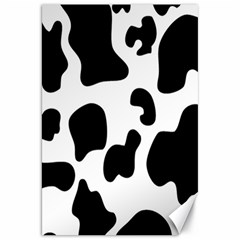 Black And White Cow Print,wallpaper Canvas 20  X 30  by nateshop