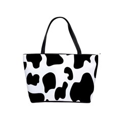 Black And White Cow Print,wallpaper Classic Shoulder Handbag by nateshop