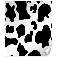 Black And White Cow Print,wallpaper Canvas 20  X 24  by nateshop