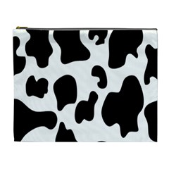 Black And White Cow Print,wallpaper Cosmetic Bag (xl) by nateshop