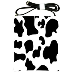 Black And White Cow Print,wallpaper Shoulder Sling Bag by nateshop