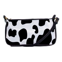 Black And White Cow Print,wallpaper Shoulder Clutch Bag by nateshop