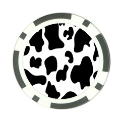 Black And White Cow Print,wallpaper Poker Chip Card Guard by nateshop