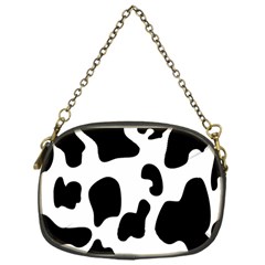 Black And White Cow Print,wallpaper Chain Purse (one Side) by nateshop