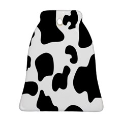 Black And White Cow Print,wallpaper Ornament (bell) by nateshop