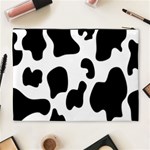 Black And White Cow Print,Wallpaper Cosmetic Bag (XL) Back