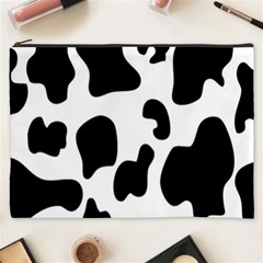 Black And White Cow Print,wallpaper Cosmetic Bag (xxxl) by nateshop