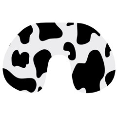 Black And White Cow Print,wallpaper Travel Neck Pillow by nateshop