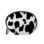 Black And White Cow Print,Wallpaper Accessory Pouch (Small) Back