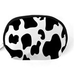 Black And White Cow Print,Wallpaper Accessory Pouch (Medium) Back