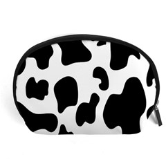 Black And White Cow Print,wallpaper Accessory Pouch (large) by nateshop