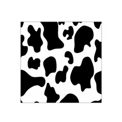 Black And White Cow Print,wallpaper Satin Bandana Scarf 22  X 22  by nateshop