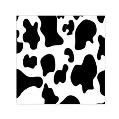 Black And White Cow Print,wallpaper Square Satin Scarf (30  X 30 ) by nateshop