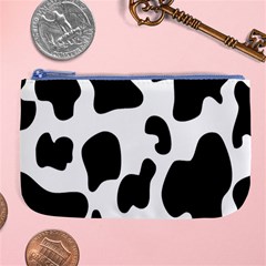 Black And White Cow Print,wallpaper Large Coin Purse by nateshop