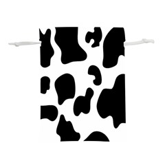 Black And White Cow Print,wallpaper Lightweight Drawstring Pouch (l) by nateshop