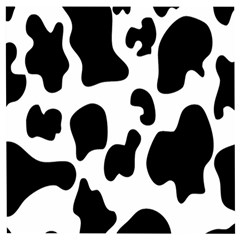 Black And White Cow Print,wallpaper Wooden Puzzle Square