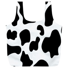 Black And White Cow Print,wallpaper Full Print Recycle Bag (xxl) by nateshop