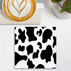 Black And White Cow Print,wallpaper Uv Print Square Tile Coaster  by nateshop