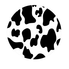 Black And White Cow Print,wallpaper Mini Round Pill Box (pack Of 5) by nateshop