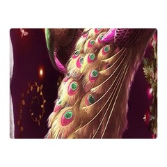 Peacock Dream, Fantasy, Flower, Girly, Peacocks, Pretty Two Sides Premium Plush Fleece Blanket (mini)