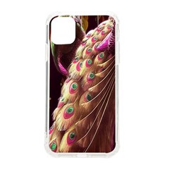 Peacock Dream, Fantasy, Flower, Girly, Peacocks, Pretty Iphone 11 Tpu Uv Print Case by nateshop