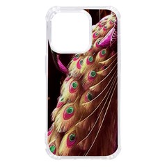 Peacock Dream, Fantasy, Flower, Girly, Peacocks, Pretty Iphone 14 Pro Tpu Uv Print Case by nateshop