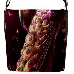 Peacock Dream, Fantasy, Flower, Girly, Peacocks, Pretty Flap Closure Messenger Bag (s) by nateshop