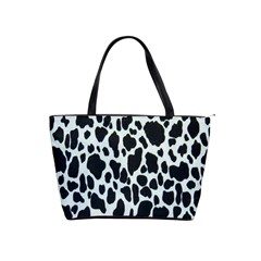 Black And White Cow Print 10 Cow Print, Hd Wallpaper Classic Shoulder Handbag by nateshop