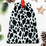 Black And White Cow Print 10 Cow Print, Hd Wallpaper Bell Ornament (Two Sides) Back