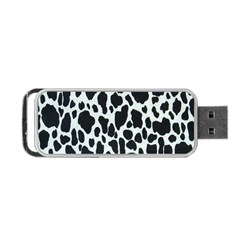 Black And White Cow Print 10 Cow Print, Hd Wallpaper Portable Usb Flash (one Side) by nateshop