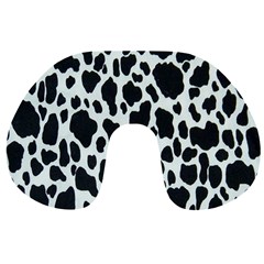 Black And White Cow Print 10 Cow Print, Hd Wallpaper Travel Neck Pillow by nateshop