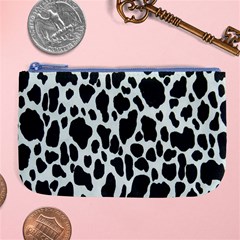 Black And White Cow Print 10 Cow Print, Hd Wallpaper Large Coin Purse by nateshop