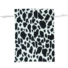 Black And White Cow Print 10 Cow Print, Hd Wallpaper Lightweight Drawstring Pouch (xl) by nateshop