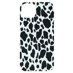 Black And White Cow Print 10 Cow Print, Hd Wallpaper Iphone 14 Plus Black Uv Print Case by nateshop