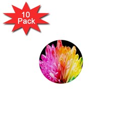 Abstract, Amoled, Back, Flower, Green Love, Orange, Pink, 1  Mini Magnet (10 Pack)  by nateshop