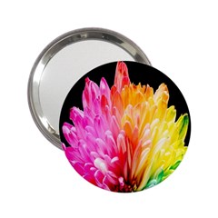 Abstract, Amoled, Back, Flower, Green Love, Orange, Pink, 2 25  Handbag Mirrors by nateshop