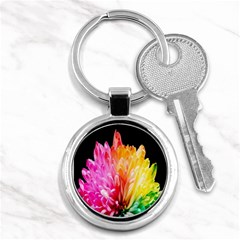 Abstract, Amoled, Back, Flower, Green Love, Orange, Pink, Key Chain (round) by nateshop