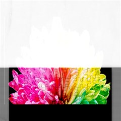 Abstract, Amoled, Back, Flower, Green Love, Orange, Pink, Rectangular Jigsaw Puzzl by nateshop