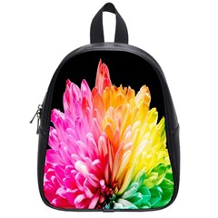 Abstract, Amoled, Back, Flower, Green Love, Orange, Pink, School Bag (small) by nateshop