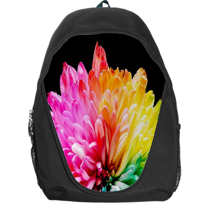 Abstract, Amoled, Back, Flower, Green Love, Orange, Pink, Backpack Bag