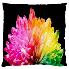 Abstract, Amoled, Back, Flower, Green Love, Orange, Pink, Standard Premium Plush Fleece Cushion Case (two Sides) by nateshop