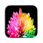 Abstract, Amoled, Back, Flower, Green Love, Orange, Pink, Square Metal Box (Black) Front