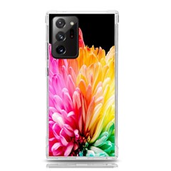 Abstract, Amoled, Back, Flower, Green Love, Orange, Pink, Samsung Galaxy Note 20 Ultra Tpu Uv Case by nateshop